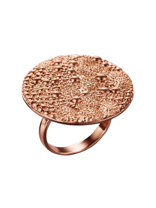 Sortija Meteorito Plata 925 y Oro Rosa | Asombroso