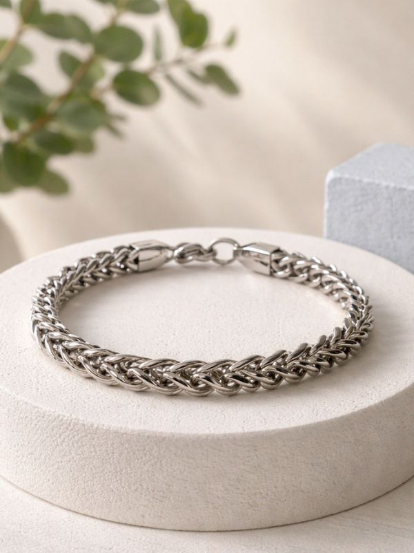 Pulsera acero 316L cola de zorro.