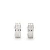 Pendientes plata aro circonitas