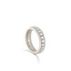 Anillo circonitas clavadas