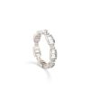 Anillo plata piedra transparente