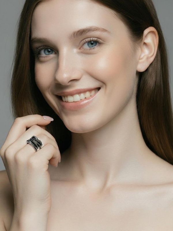 Anillo Acero 316L Pulido Espejo Placer hover