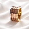 Anillo acero 316L tricolor diseño italiano