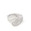 Nuevo Anillo Ancho Circonitas Plata ley 925