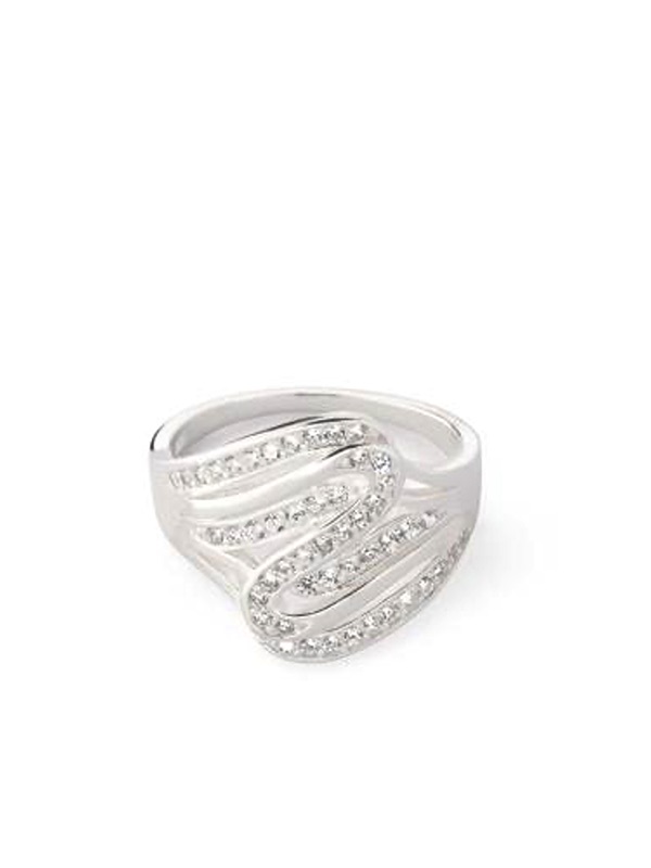 Nuevo Anillo Ancho Circonitas Plata ley 925