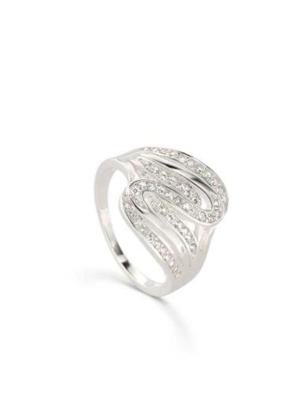 Nuevo Anillo Ancho Circonitas Plata ley 925