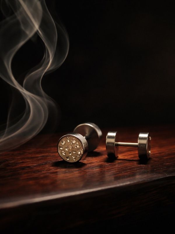 Pendientes Acero 316L Circonitas | Inspirador