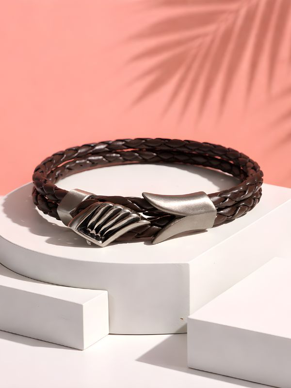 Colección Pulseras Esencial Cuero Acero 316L