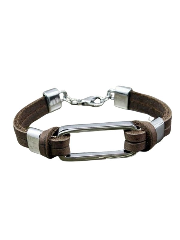 Colección Pulseras Esencial Cuero Acero 316L