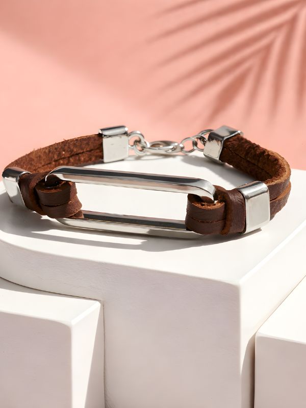 Colección Pulseras Esencial Cuero Acero 316L