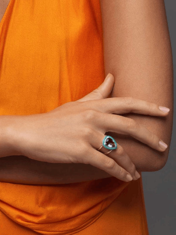 Anillo Plata 925 Purple & Blue Genial hover