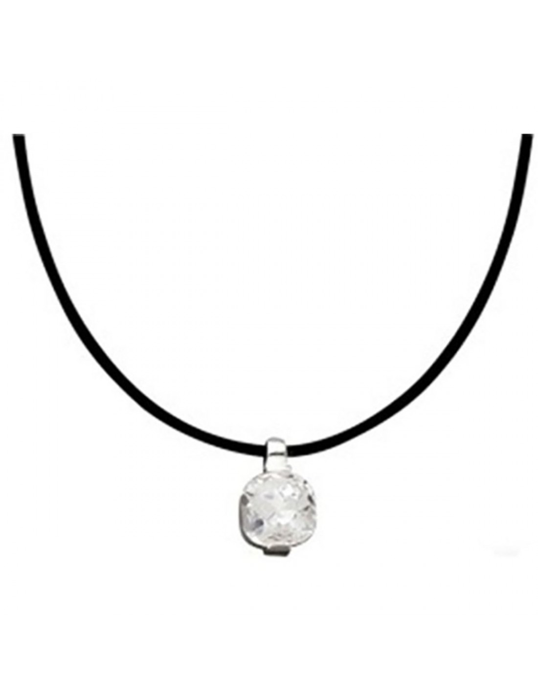 Colgante plata cristal Swarovski