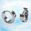 Pendientes unisex aro acero 2 Pendientes unisex aro acero