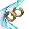 Pendientes de aro circonitas diseño italiano 4 Pendientes de aro circonitas estilo Bvlgari