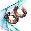 Pendientes de aro circonitas diseño italiano 5 Pendientes de aro circonitas estilo Bvlgari