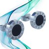 Pendientes unisex diseño italiano números romanos 2 Pendientes unisex estilo Bvlgari números romanos