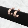 Pendientes aro abiertos acero estilo Cartier 5 Pendientes aro abiertos acero estilo Cartier