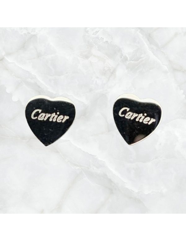 Pendientes corazón estilo Cartier 1 Pendientes corazón estilo Cartier