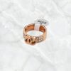 Anillos acero con piedras y logo Chanel 5 Anillos acero con piedras y logo Chanel