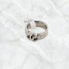 Anillos acero con piedras y logo Chanel 2 Anillos acero con piedras y logo Chanel