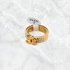 Anillos acero con piedras y logo Chanel 4 Anillos acero con piedras y logo Chanel