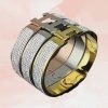 Brazalete estilo Hermès con brillantes 4 Brazalete estilo Hermes con brillantes