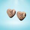 Pendientes corazón estilo Louis Vuitton 5 Pendientes corazón estilo Louis Vuitton
