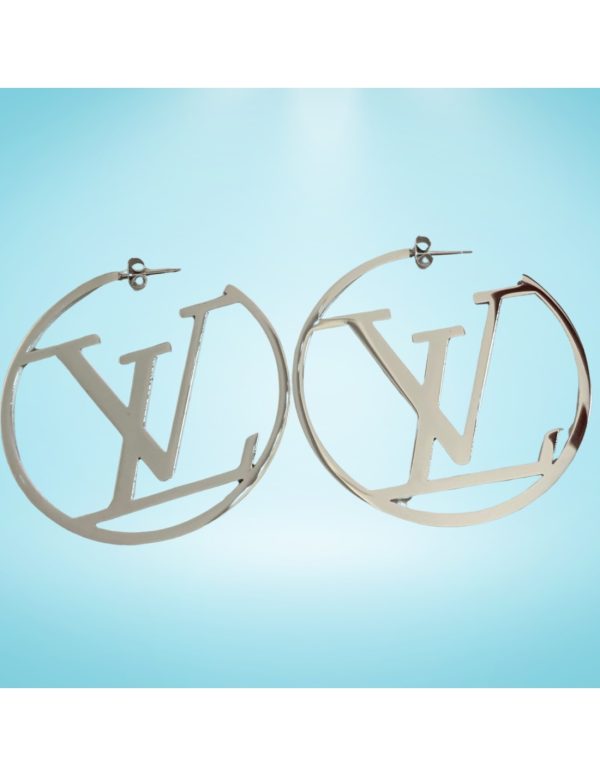 Pendientes de aro estilo Louis Vuitton 1 Pendientes de aro estilo Louis Vuitton