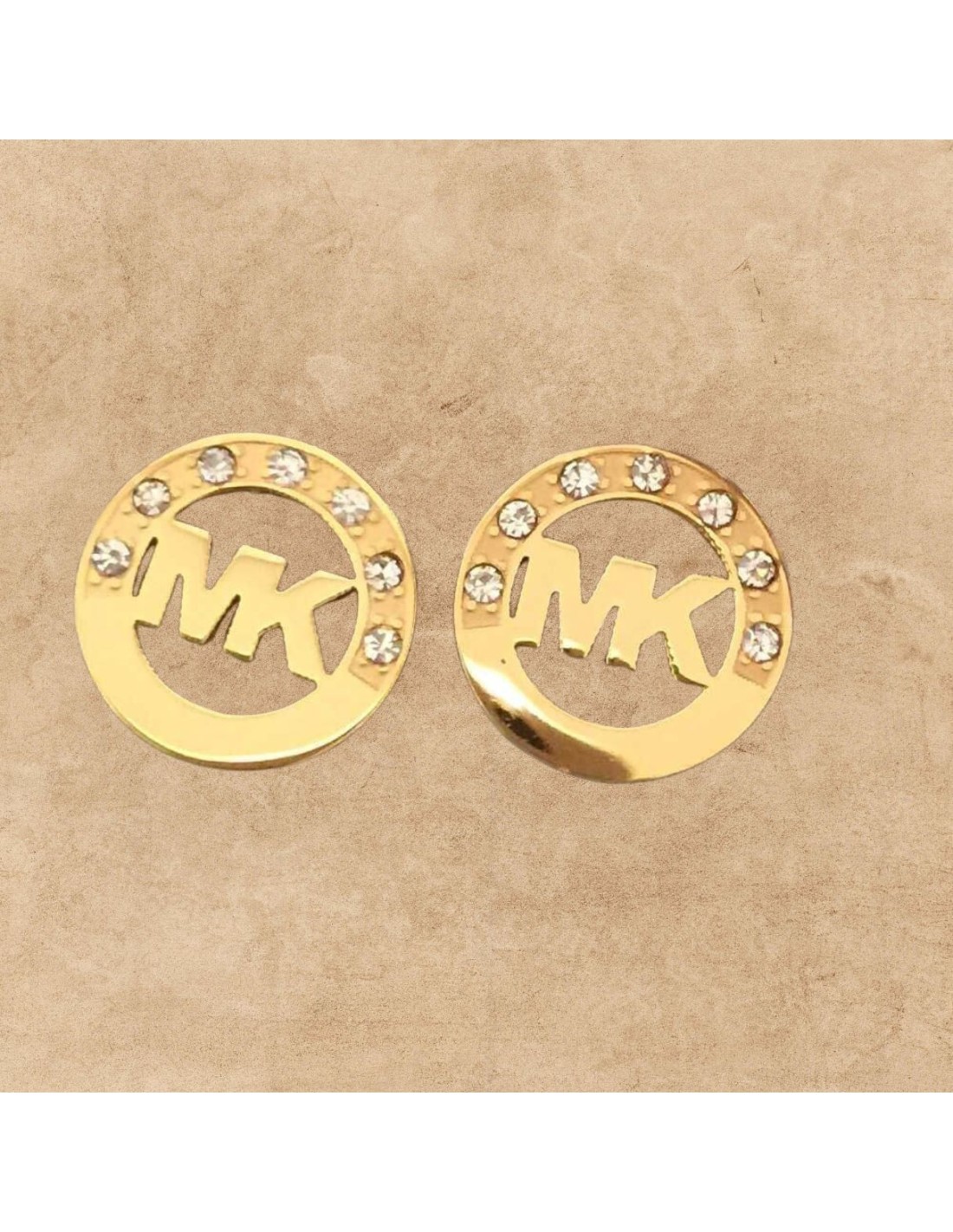 Pendiente con circonitas estilo Michael Kors
