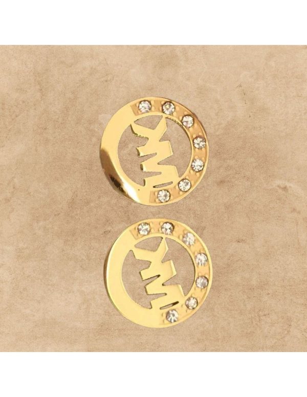 Pendiente con circonitas estilo Michael Kors