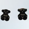 Pendientes pequeños acero osito estilo Tous 5 Pendientes pequeños acero osito estilo Tous