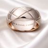 Anillo Brillante Rombos Acero 316L Estilo Chanel 5 Anillo de rombos de 10mm estilo Chanel en acero quirúrgico 316L de Estilo Chanel