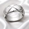 Anillo Brillante Rombos Acero 316L Estilo Chanel 2 Anillo Brillante Rombos Acero 316L Estilo Chanel