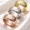 Anillo Brillante Rombos Acero 316L Estilo Chanel 6 Anillo de rombos de 10mm estilo Chanel en acero quirúrgico 316L de Estilo Chanel.