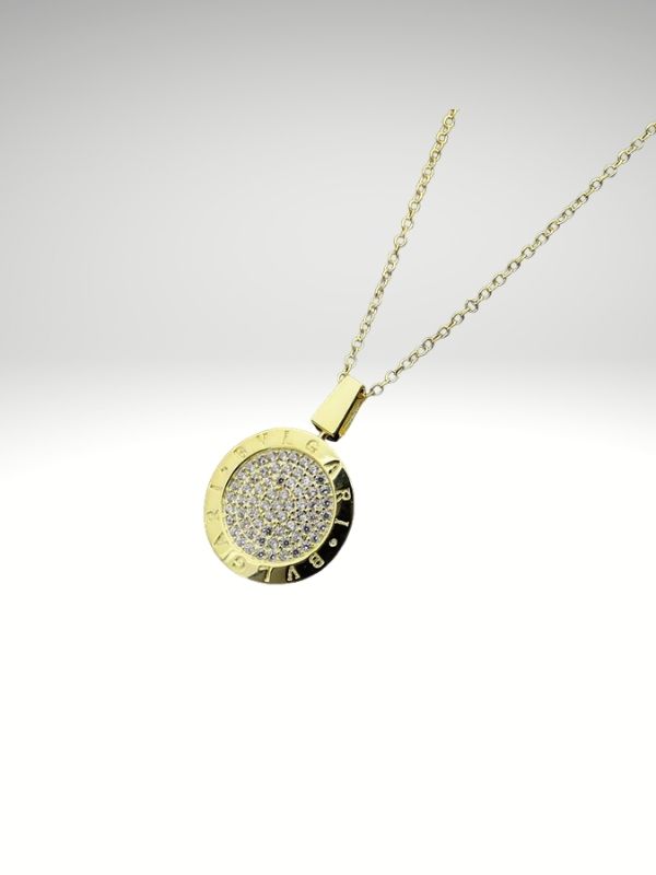 Fabuloso Colgante Acero 316L Centro Circonitas hover