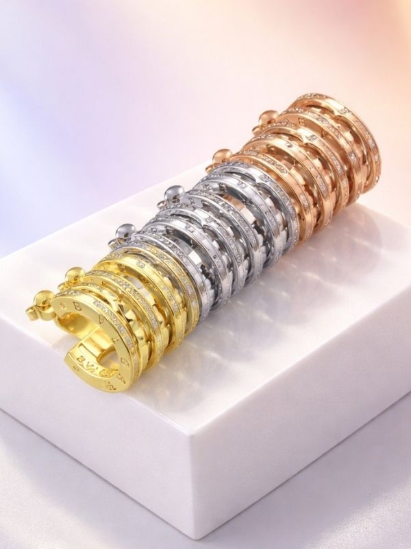 Pendientes aro abiertos acero 316L diseño italiano
