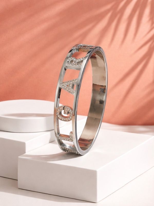 Pulsera Calidad Acero 316L Rígida Brillantes