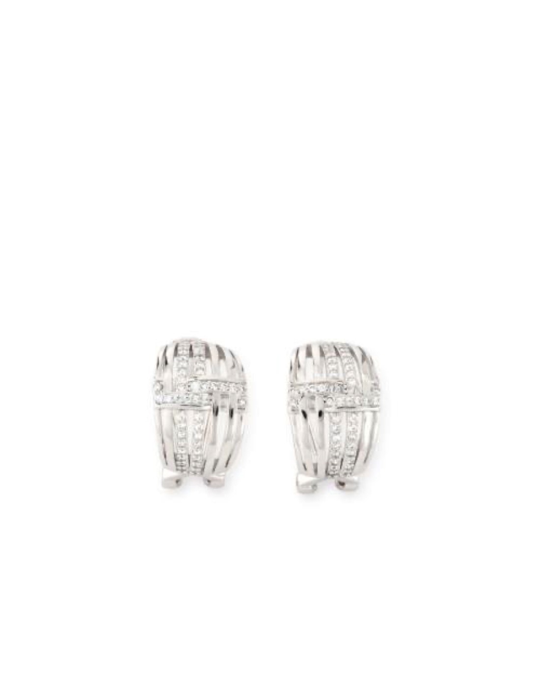 Pendientes Pavé Plata