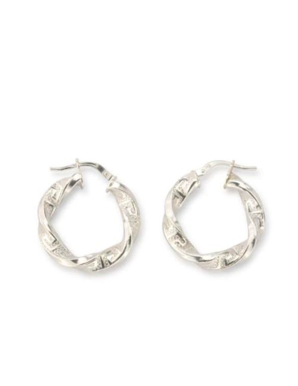Pendientes Greca Plata 1 Pendientes Greca Plata