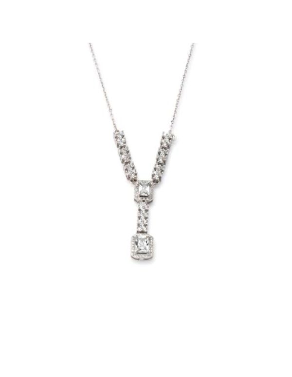 Gargantilla Zirconia plata 1 Gargantilla Zirconia plata