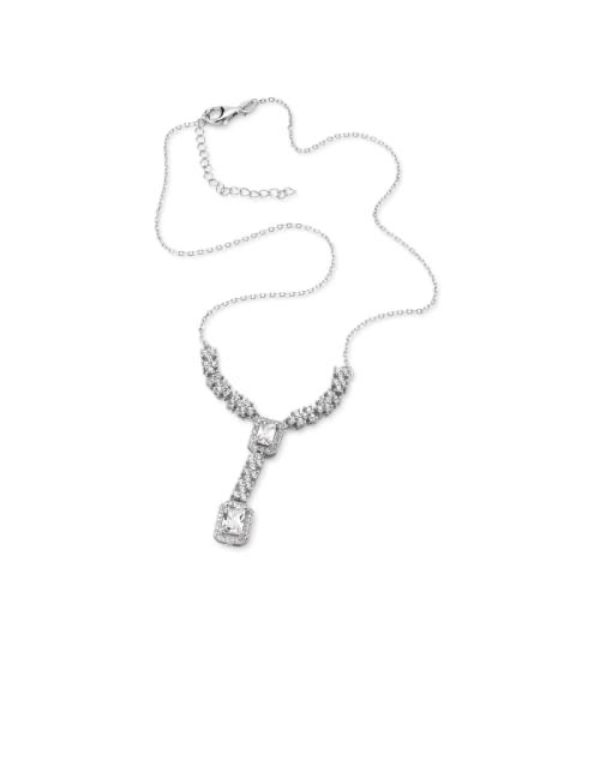 Gargantilla Zirconia plata