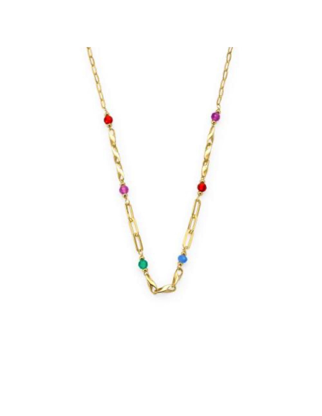 Gargantilla Color links plata