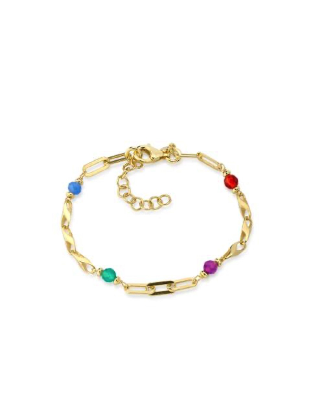 Pulsera Color links plata