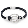 Pulsera de cuero mujer espiral 2 Pulsera de cuero mujer espiral