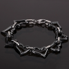 Pulsera eslabones corazones de cerámica 4 Pulsera eslabones corazones de cerámica