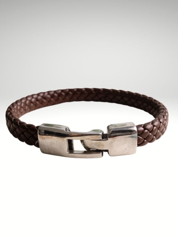 Pulsera Talento Cuero Acero 316L Hombre